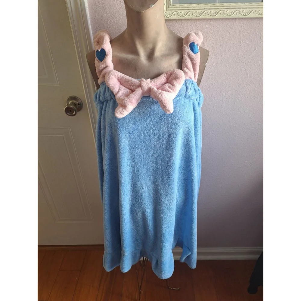 Women  Bath wrap elastic Robe S/M